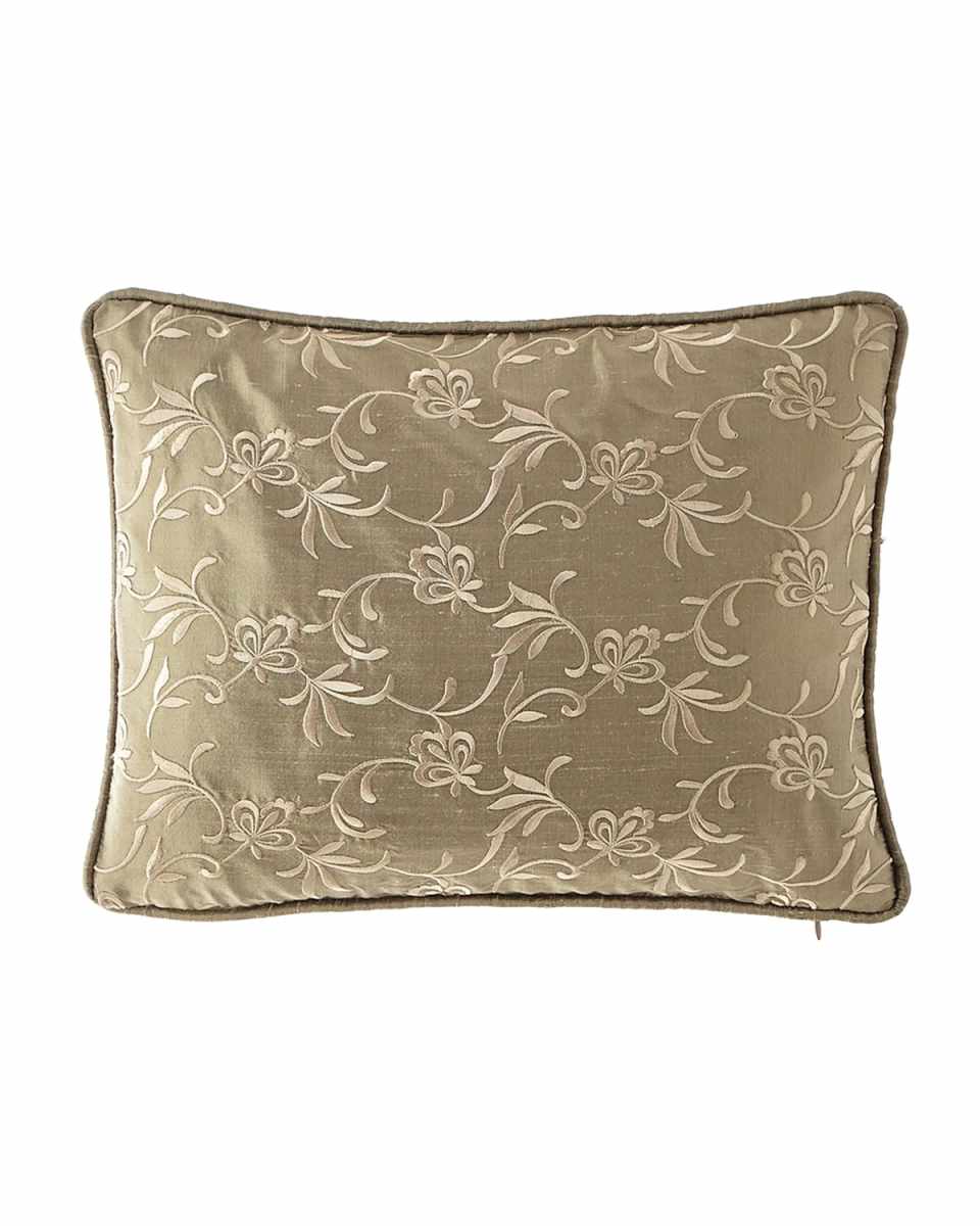 Everleigh Embroidered Silk Pillow